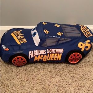 Reversible Lightening McQueen pillow